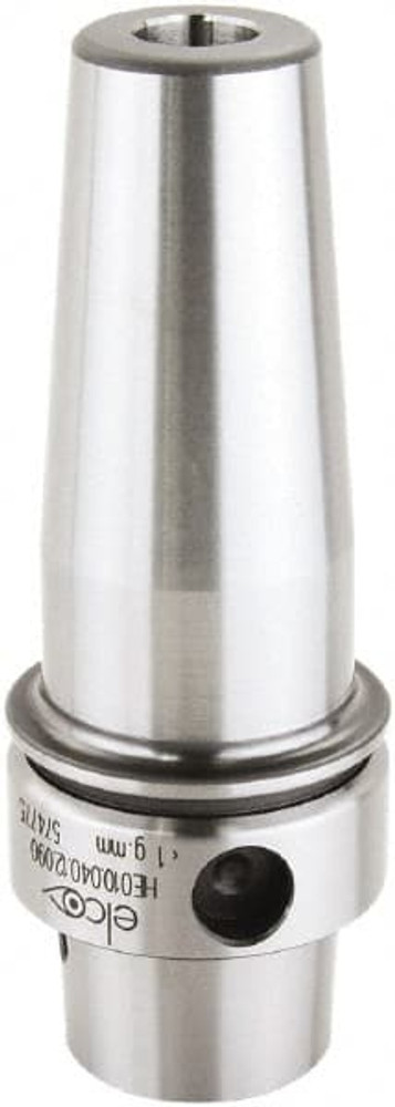 Lyndex-Nikken H40E-SF12-90 Shrink-Fit Tool Holder & Adapter: HSK40E Taper Shank, 0.4724" Hole Dia