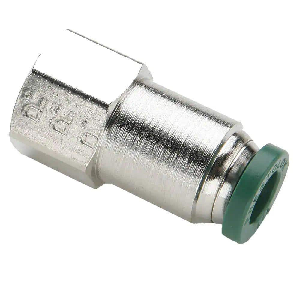 Parker 66PLP-2-4 Push-To-Connect Tube to Female & Tube to Female NPT Tube Fitting: Female Connector, 1/4" Thread, 1/8" OD