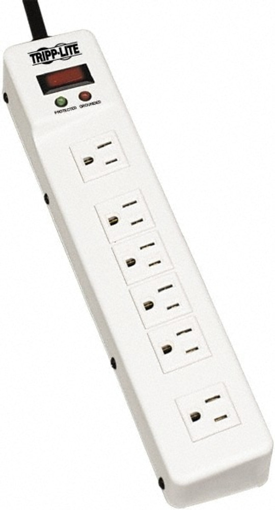 Tripp-Lite TLM626 6 Outlets, 120 VAC15 Amps, 6' Cord, Power Outlet Strip