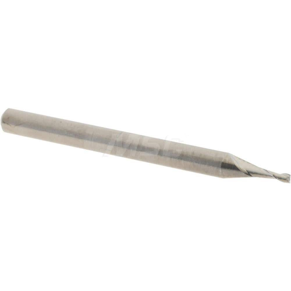 Accupro 12462403 Square End Mill: 0.045" Dia, 0.135" LOC, 2 Flutes, Solid Carbide