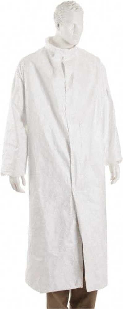 Dupont IC262SWH3X00300 Lab Coat: Size 3X-Large, Tyvek