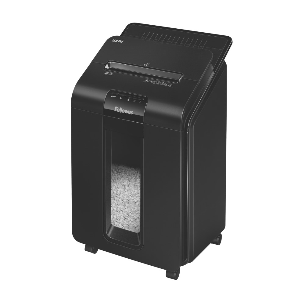 FELLOWES INC. Fellowes 4629001  AutoMax 100M Auto Feed 100 Sheet Micro-Cut Shredder, Black