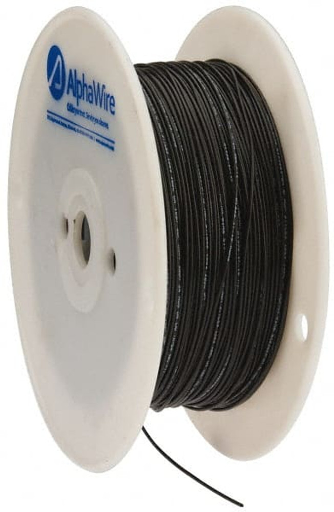 Alpha Wire 3050/1 BK001 24 AWG, 1 Strand, 305 m OAL, Tinned Copper Hook Up Wire