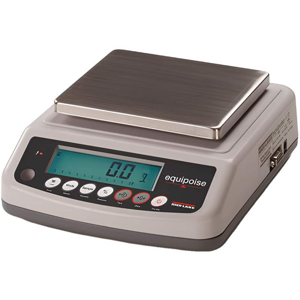 Rice Lake Weighing Systems 165341 Process Scales & Balance Scales; System Of Measurement: Grams ; Calibration: External ; Display Type: LCD ; Capacity: 3000.000 ; Platform Length: 4.8in ; Platform Width: 5.6in