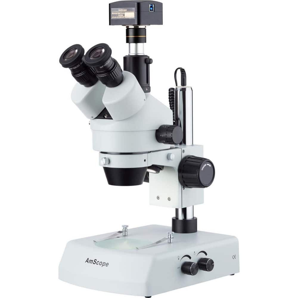 AmScope SM-2TZZ-LED-18M Microscopes; Microscope Type: Stereo ; Eyepiece Type: Trinocular ; Image Direction: Upright ; Eyepiece Magnification: 10x