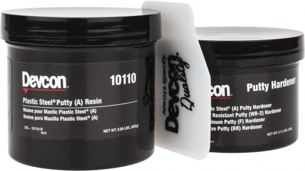 Devcon 10110 Two-Part Epoxy: 1 lb, Pail Adhesive