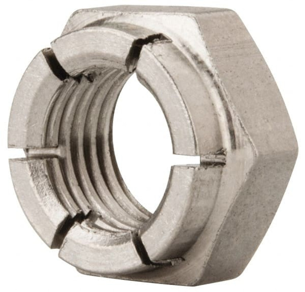 Flex-Loc 50FK-624 3/8-24 UNJF 18-8 Hex Lock Nut with Expanding Flex Top