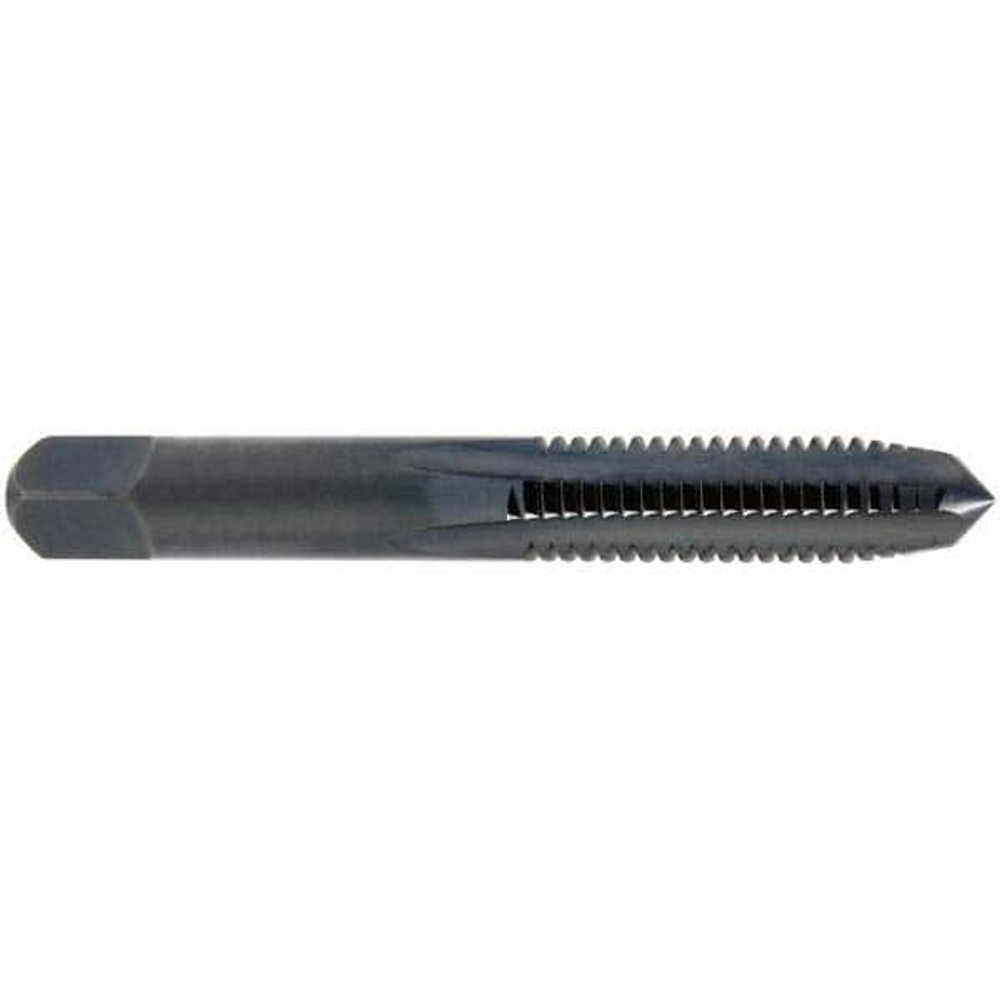 OSG 653 Straight Flute Tap: M8x1.00 Metric Fine, 4 Flutes, Bottoming, 2B Class of Fit, High Speed Steel, Bright/Uncoated