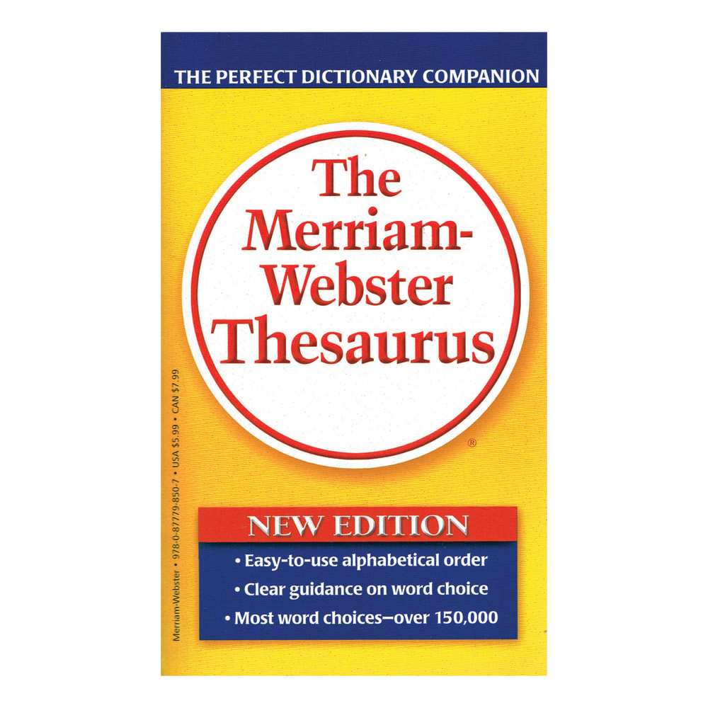 BAUMGARTENS Merriam-Webster MW-8508BN s Thesaurus, Pack Of 3