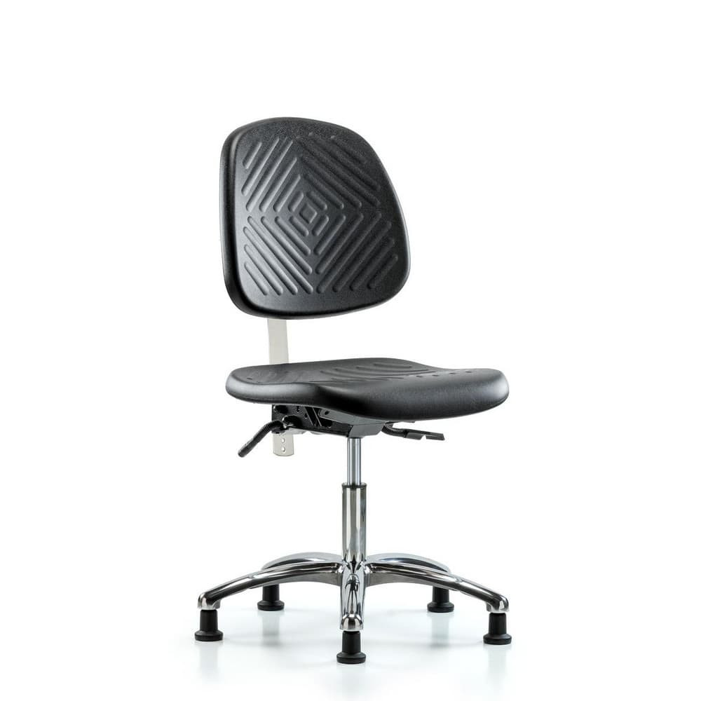 Blue Ridge Ergonomics MSC40113 Task Chair: Polyurethane, Black