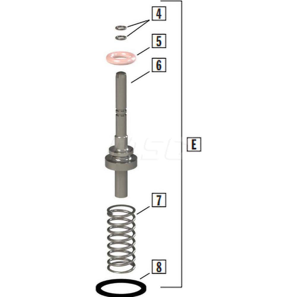 SANI-LAV N3BBR Brass Barrel Cart Replacement Kit: