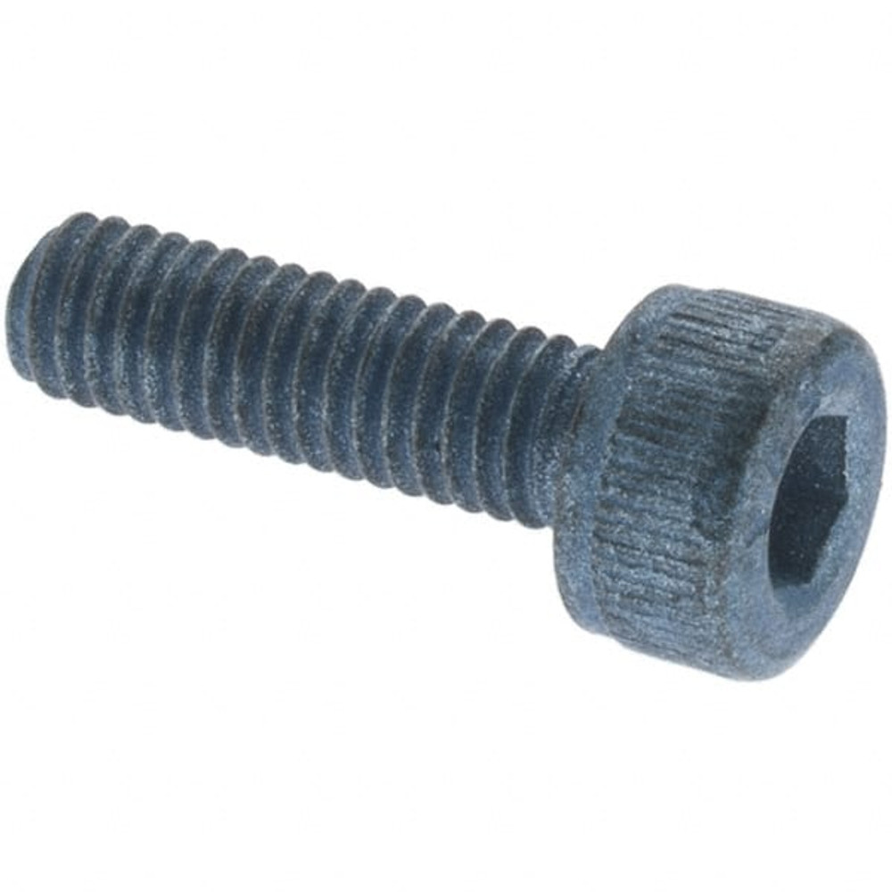 Metric Blue UST179775 Socket Cap Screw: M8 x 1.25, 80 mm Length Under Head, Socket Cap Head, Hex Socket Drive, Alloy Steel, Metric Blue Finish