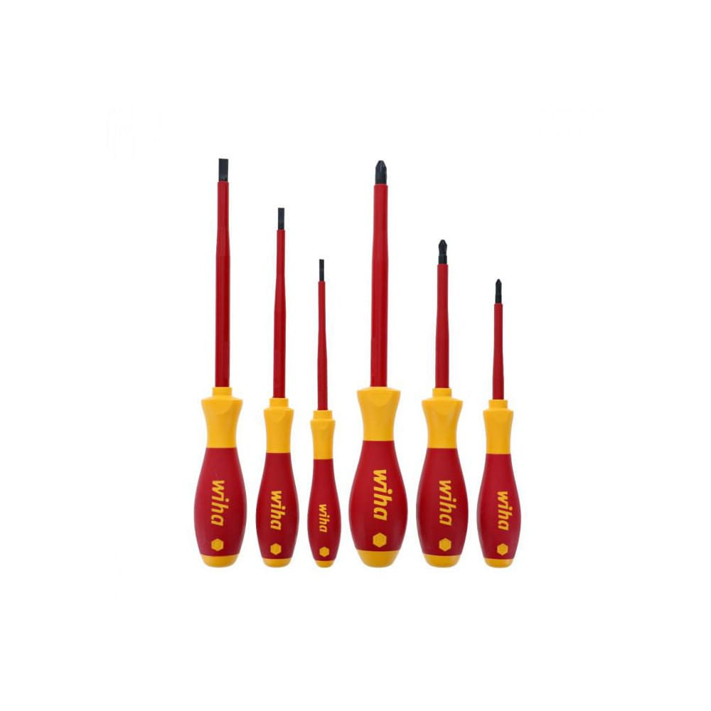 Wiha 32092 Screwdriver Set: 6 Pc, Phillips & Slotted