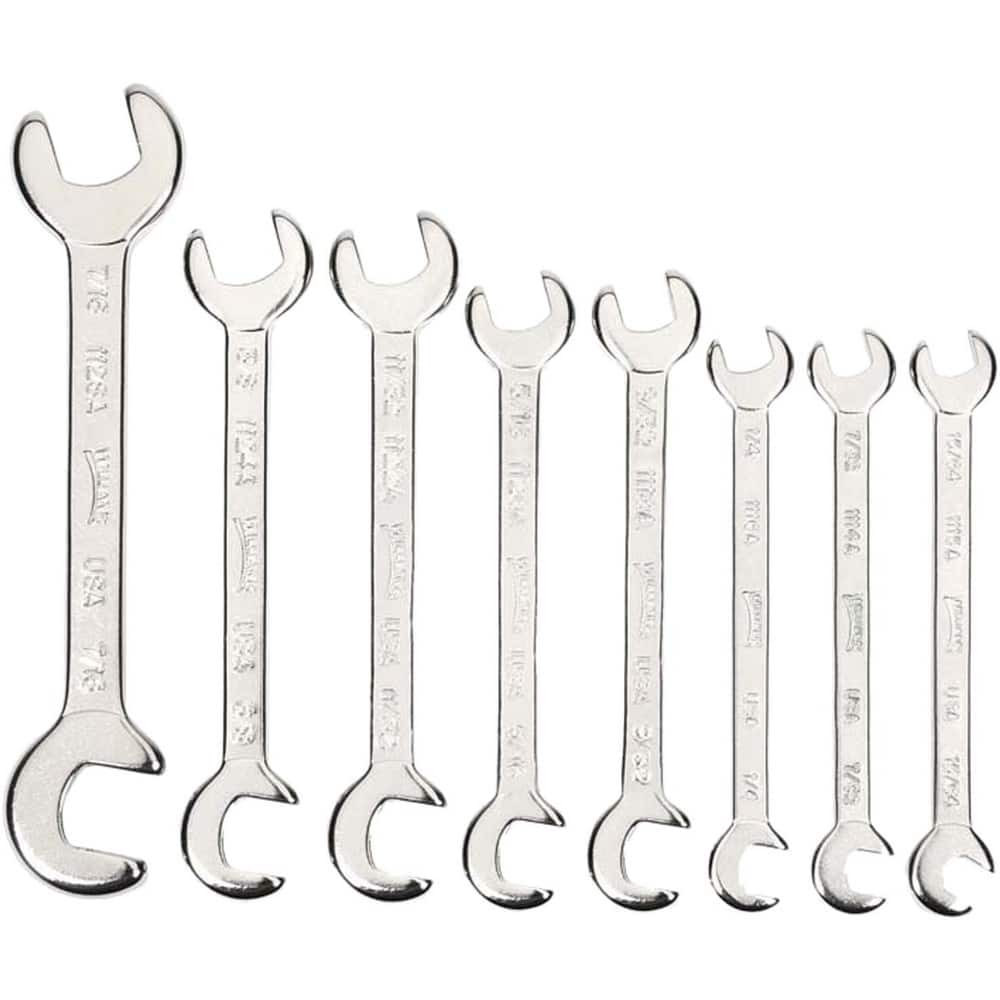 Williams JHW1122A Open End Wrenches; Wrench Type: Open End ; Tool Type: Miniature Double Head Open End Wrench ; Head Type: Double End ; Wrench Size: 11/32 in ; Number Of Points: 0 ; Material: Steel