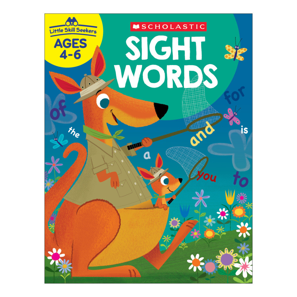 Use this handy workbook to help your students learn how to recognize and understand common sight words. Through age-appropriate activities, Scholastic Little Skill Seekers: Sight Words helps make learning an engaging and playful experience.  Activities help youngsters develop and sharpen sight word recognition and comprehension skills.  Colorful illustrations help make learning enjoyable.  Recommended for students in preschool, kindergarten and 1st grade.  Scholastic is a registered trademark of Scholastic, Inc.   2016 Office Depot, Inc. All Rights Reserved.