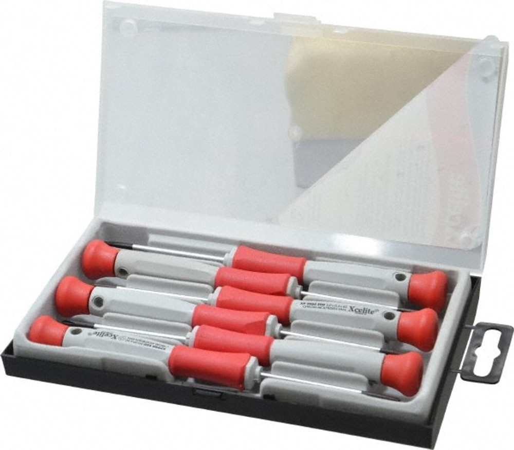 Xcelite XP600 Screwdriver Set: 6 Pc, Phillips & Slotted