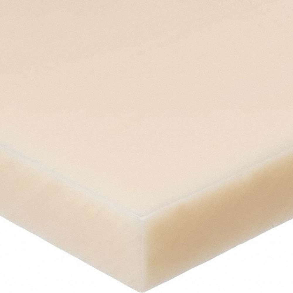 USA Industrials BULK-PS-NYL-253 Plastic Bar: Nylon 6/6, 2" Thick, Off-White