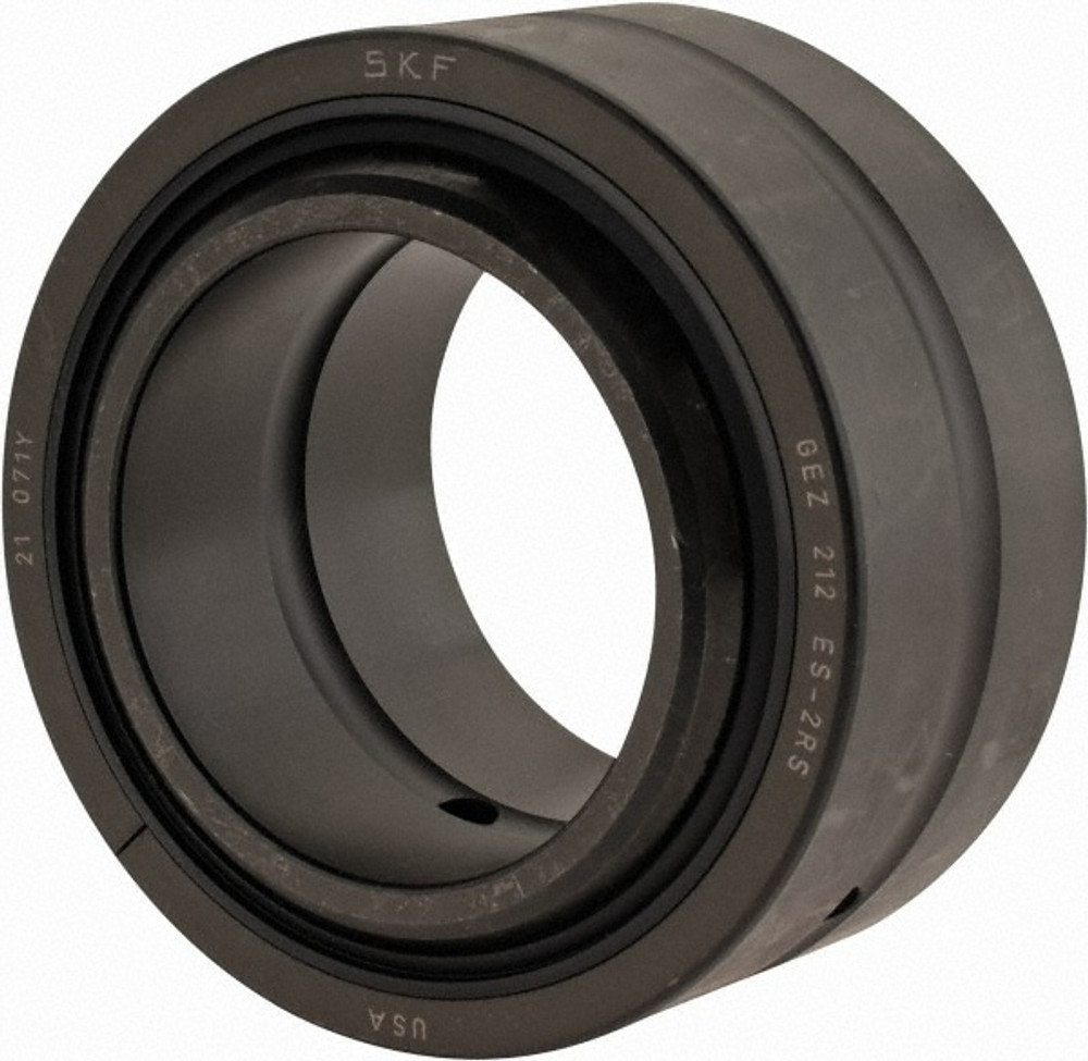 SKF GEZ 212 ES-2RS 2-3/4" Bore Diam, 95,625 Lb Dynamic Capacity, Spherical Plain Bearing