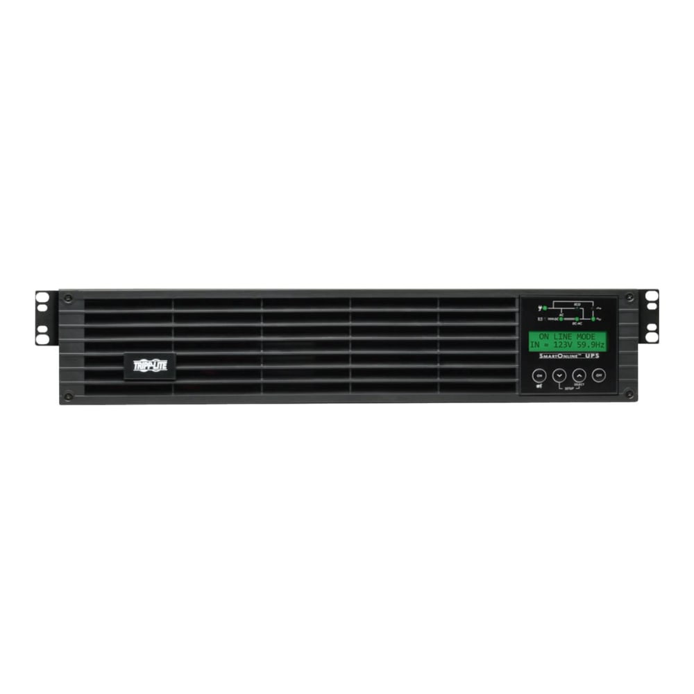 TRIPP LITE SU2000RTXLCD2U  UPS Smart Online 2000VA 1800W Extended Run 7Out LCD USB DB9 2URM - UPS (rack-mountable) - AC 100/110/115/120/127 V - 1.8 kW - 2000 VA - 1-phase - RS-232, USB - output connectors: 7 - 2U - 19in