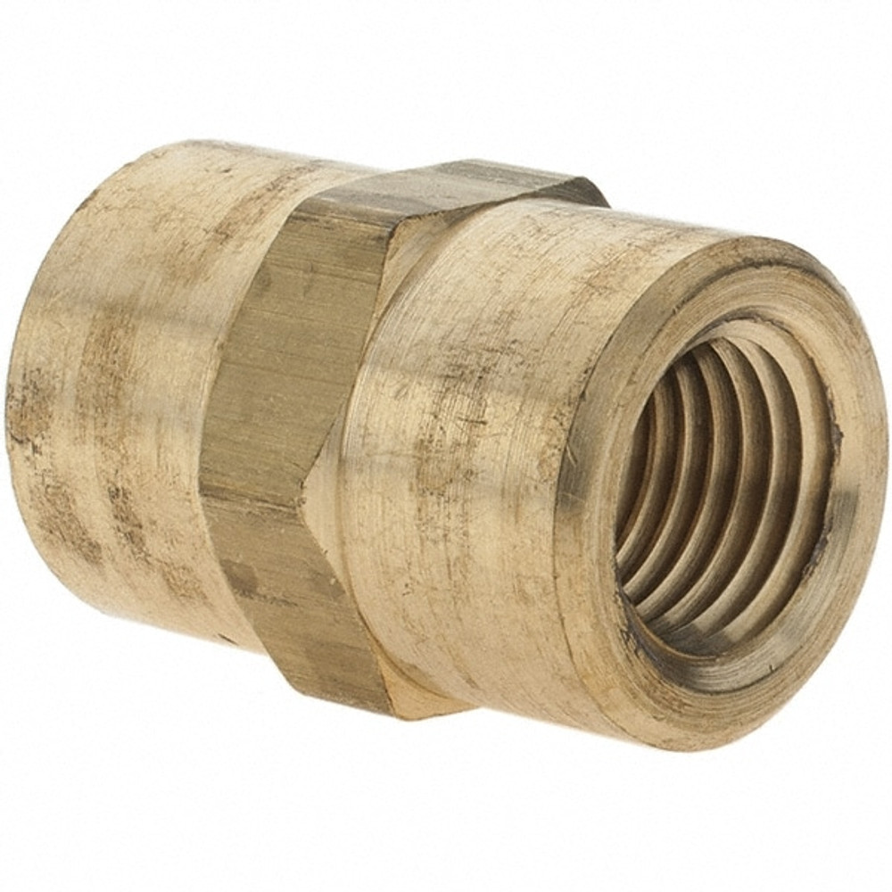 Parker -11090-1 Industrial Pipe Coupling: 1/4" Female Thread, FNPTF