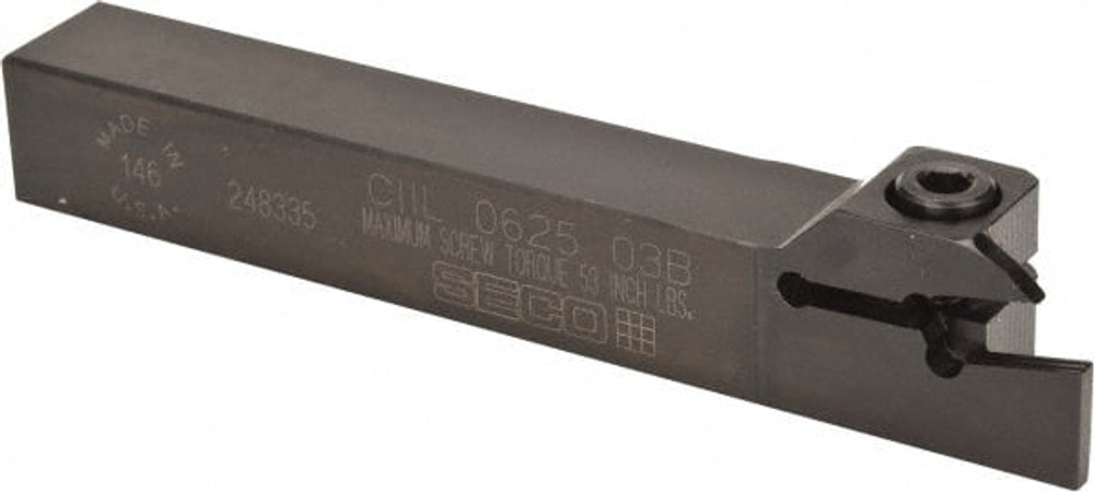 Seco 00057793 Indexable Turning Toolholder: CIIL062503B, 90 ° Lead Angle, Clamp