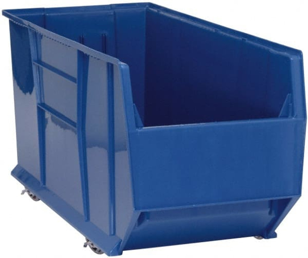 Quantum Storage QRB176MOBBL Plastic Hopper Stacking Bin: Blue