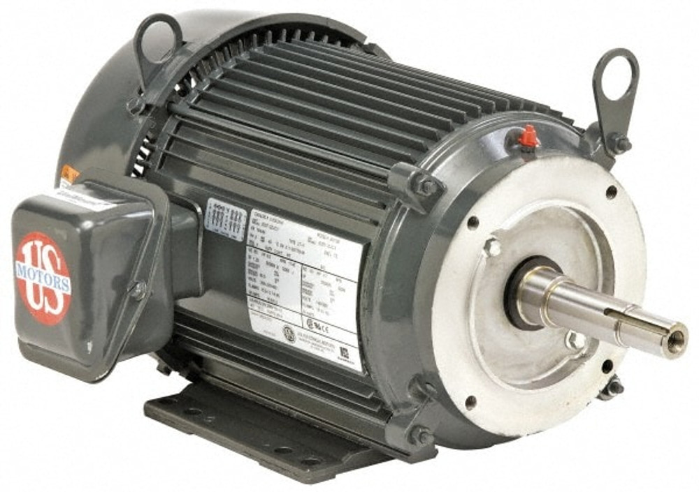 US Motors UJ15P1BM Three Phase Premium Efficient AC Motor: TEFC Enclosure