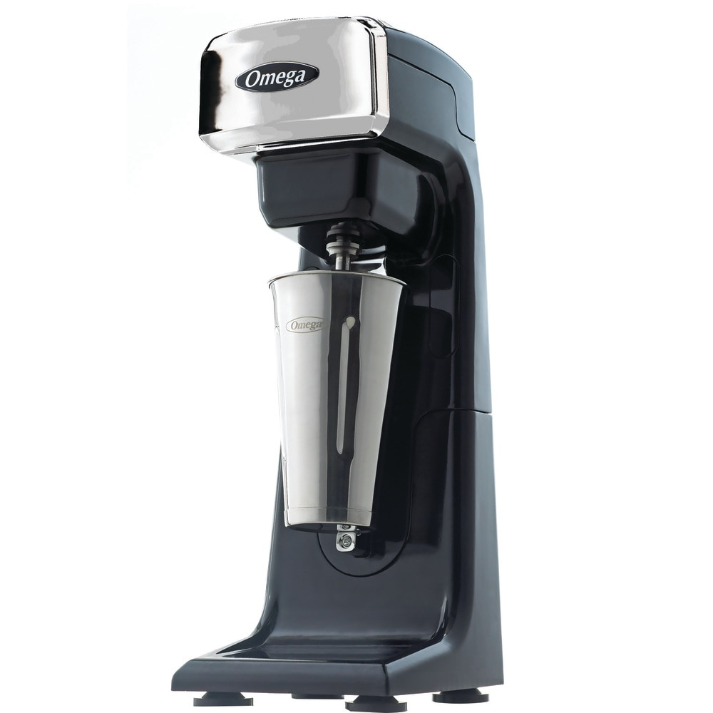 OMEGA PRODUCTS, INC. M1000 Omega M1000 Single Spindle Milkshake Maker, Black/Silver