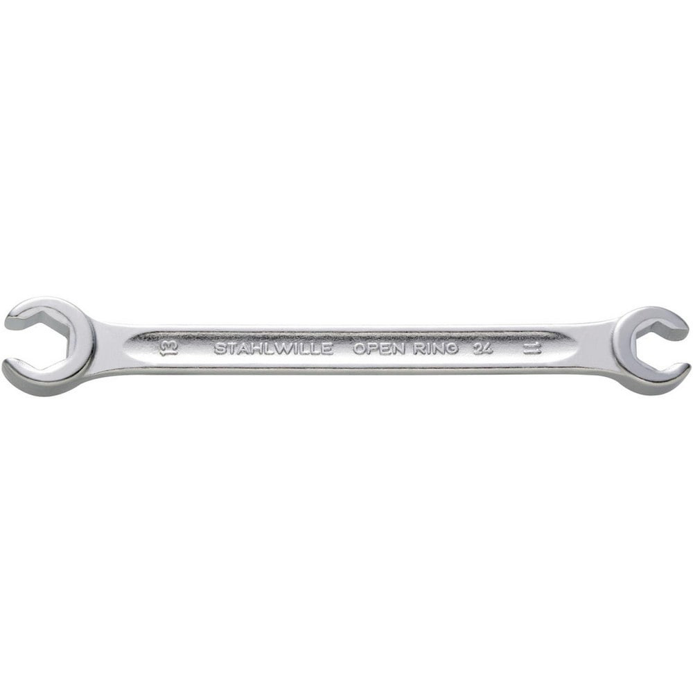 Stahlwille 41081417 Flare Nut Wrenches; Wrench Type: Open End ; Wrench Size: 14mm; 17 mm ; Double/Single End: Double ; Opening Type: 12-Point Flare Nut ; Material: Steel ; Finish: Chrome-Plated