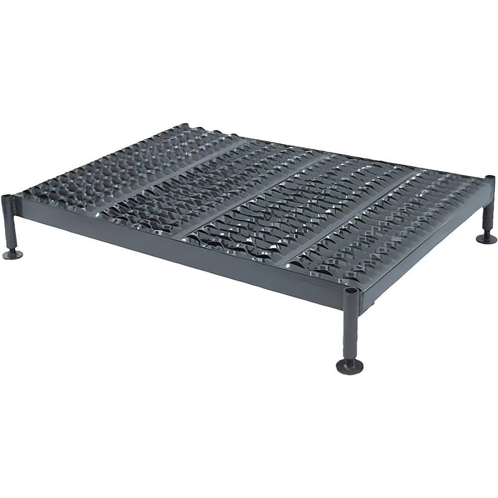 Ballymore AWP5-2448 1-Step Carbon Steel Work Platform: 500 lb Capacity, 24" Wide, 48" Deep, 8" High