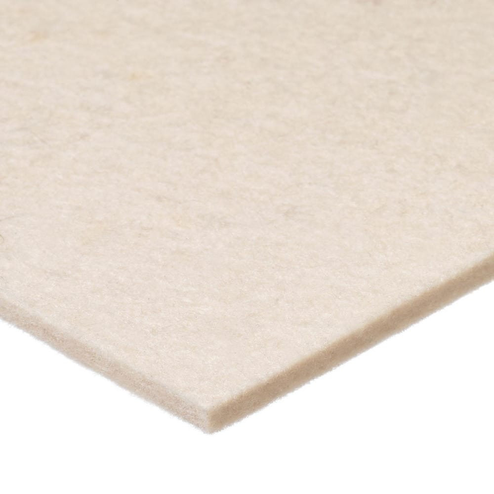 USA Industrials BULK-FS-S2-26 Felt Sheets; Material: Wool ; Length Type: Stock Length ; Color: White ; Overall Thickness: 0.125in ; Overall Length: 36.00 ; Overall Width: 36