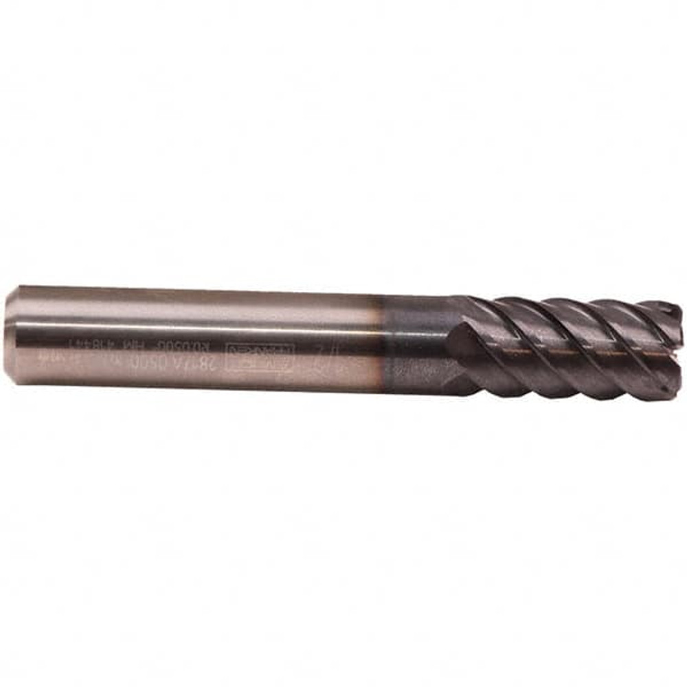 Emuge 2817A.0750 3/4" Diam 8-Flute 50° Solid Carbide 0.05" Corner Radius Square Roughing & Finishing End Mill
