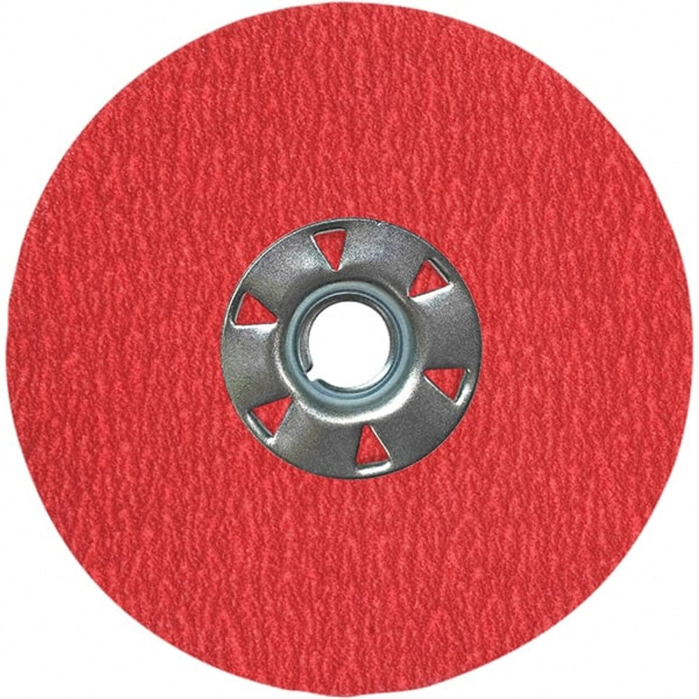 VSM 149199 Fiber Disc: 7" Disc Dia, 7/8" Hole, 80 Grit, Ceramic