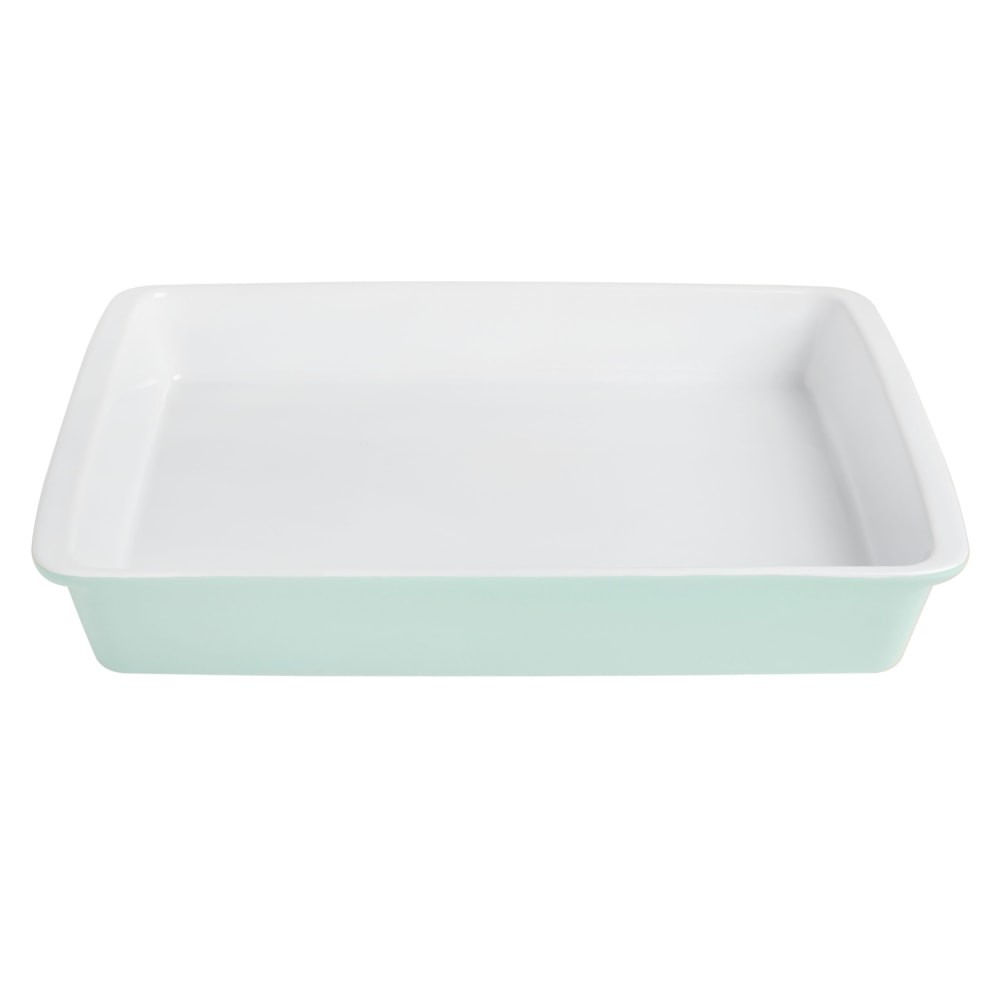 GIBSON OVERSEAS INC. Martha Stewart 995116579M  Stoneware Baker Dish, 12-3/4in x 9in, Mint