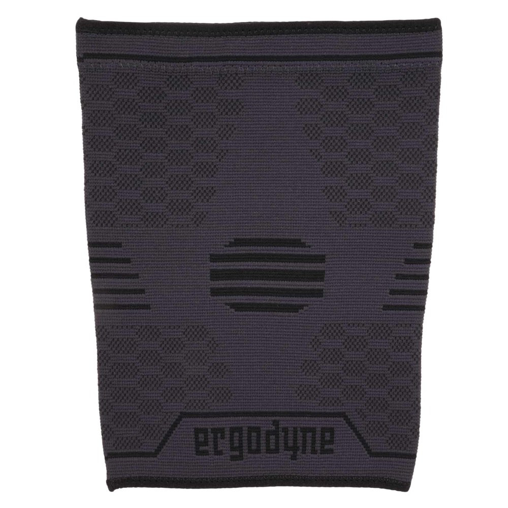 ERGODYNE CORPORATION 16553 Ergodyne Proflex 601 Knee Compression Sleeves, Medium, Black, Pack Of 2 Sleeves