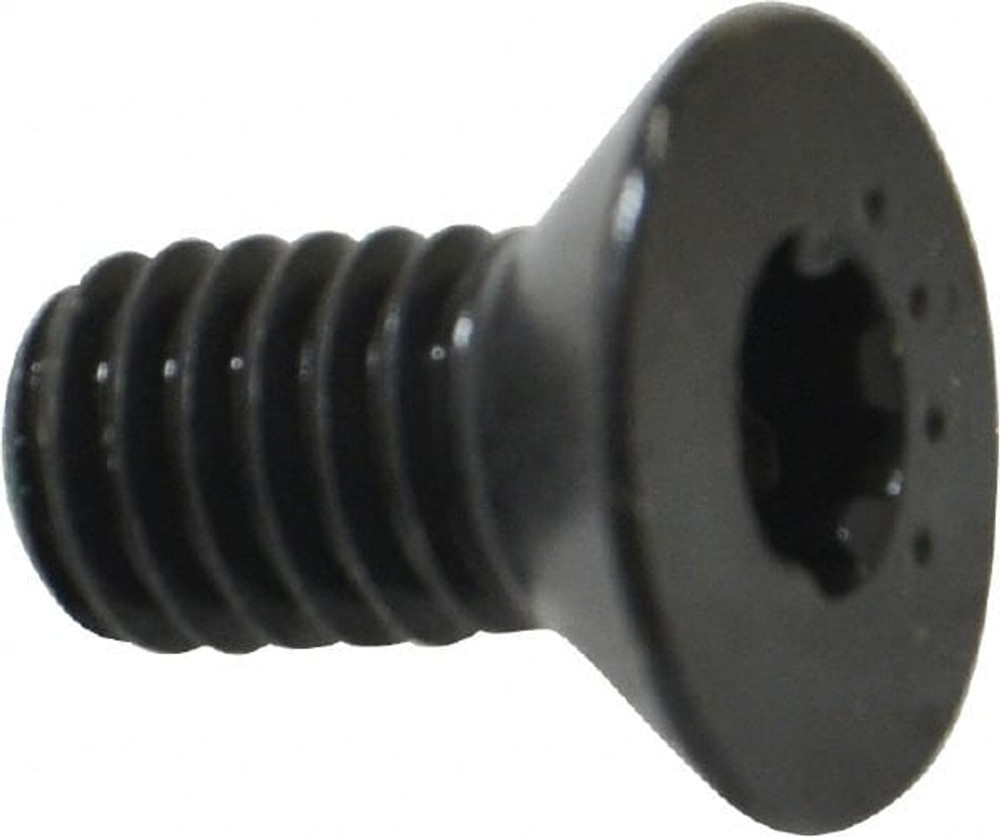 Camcar 34554 Flat Socket Cap Screw: 5/16-18 x 5/8" Long, Alloy Steel, Black Oxide Finish