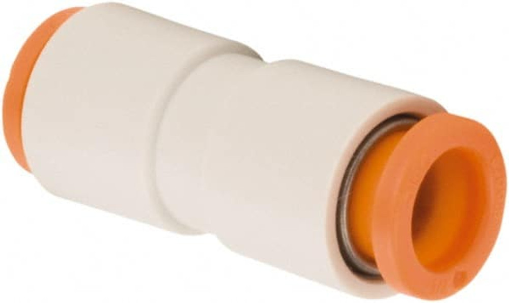 SMC PNEUMATICS KQ2H11-00A Push-to-Connect Tube Fitting: Union, Straight, 3/8" OD