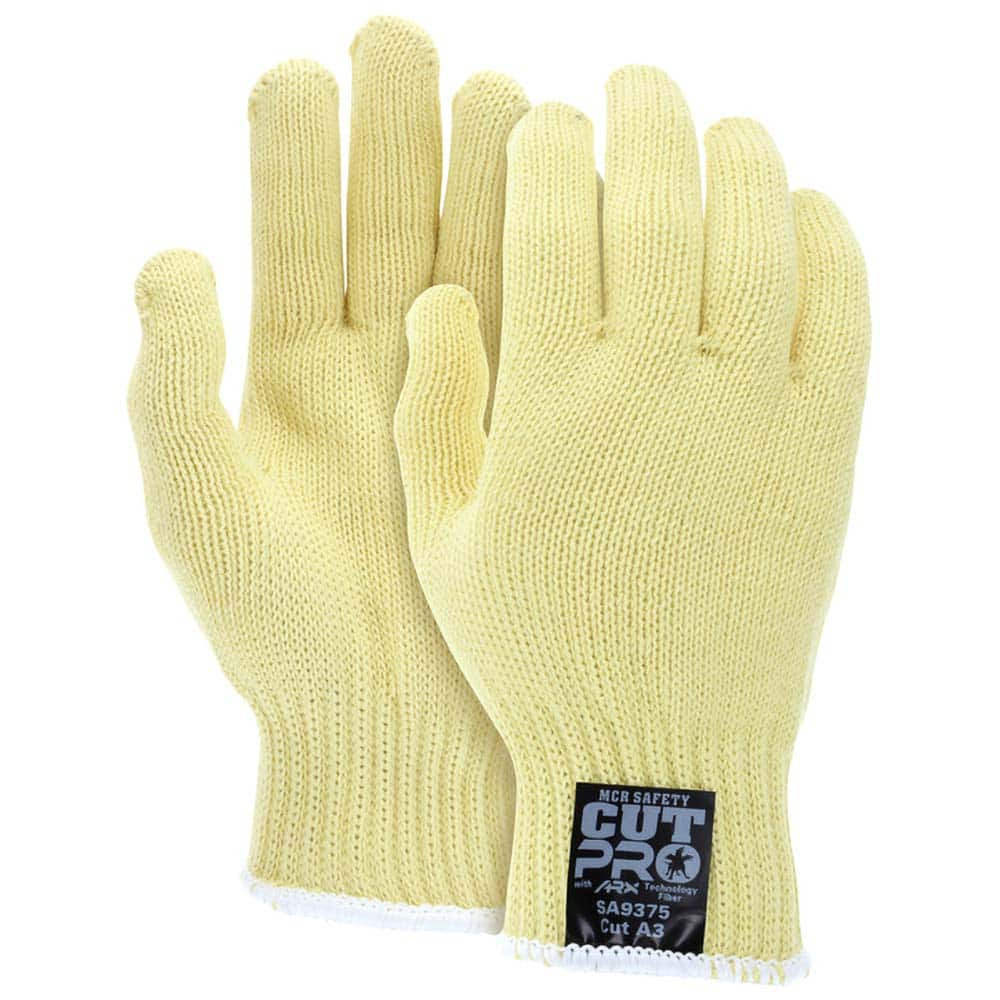 MCR Safety SA9375L Cut & Abrasion-Resistant Gloves: Size L, ANSI Cut A3, Aramid