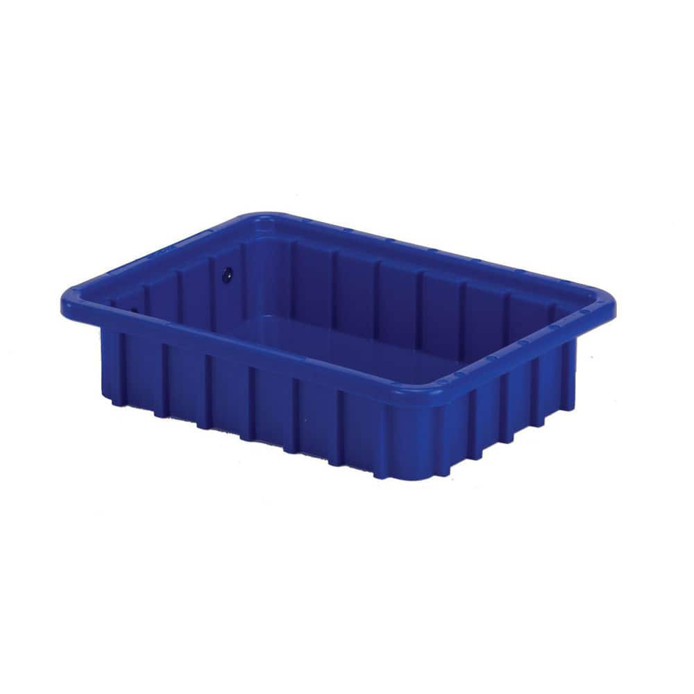 LEWISBins+ DC1025 BLUE Polyethylene Dividable Storage Tote: 40 lb Capacity