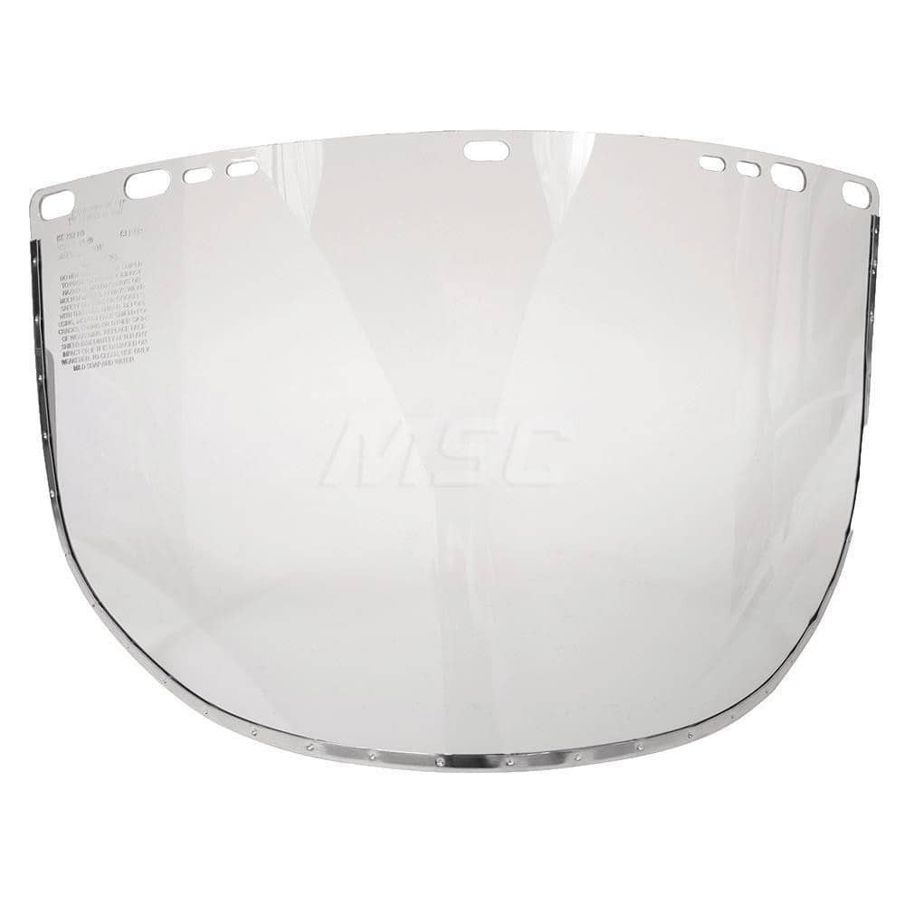 Jackson Safety 29079 Face Shield Windows & Screens: Face Shield, Clear, 9" High, 0.04" Thick