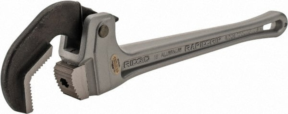 Ridgid 12698 Rapidgrip Pipe Wrench: 18" OAL, Aluminum