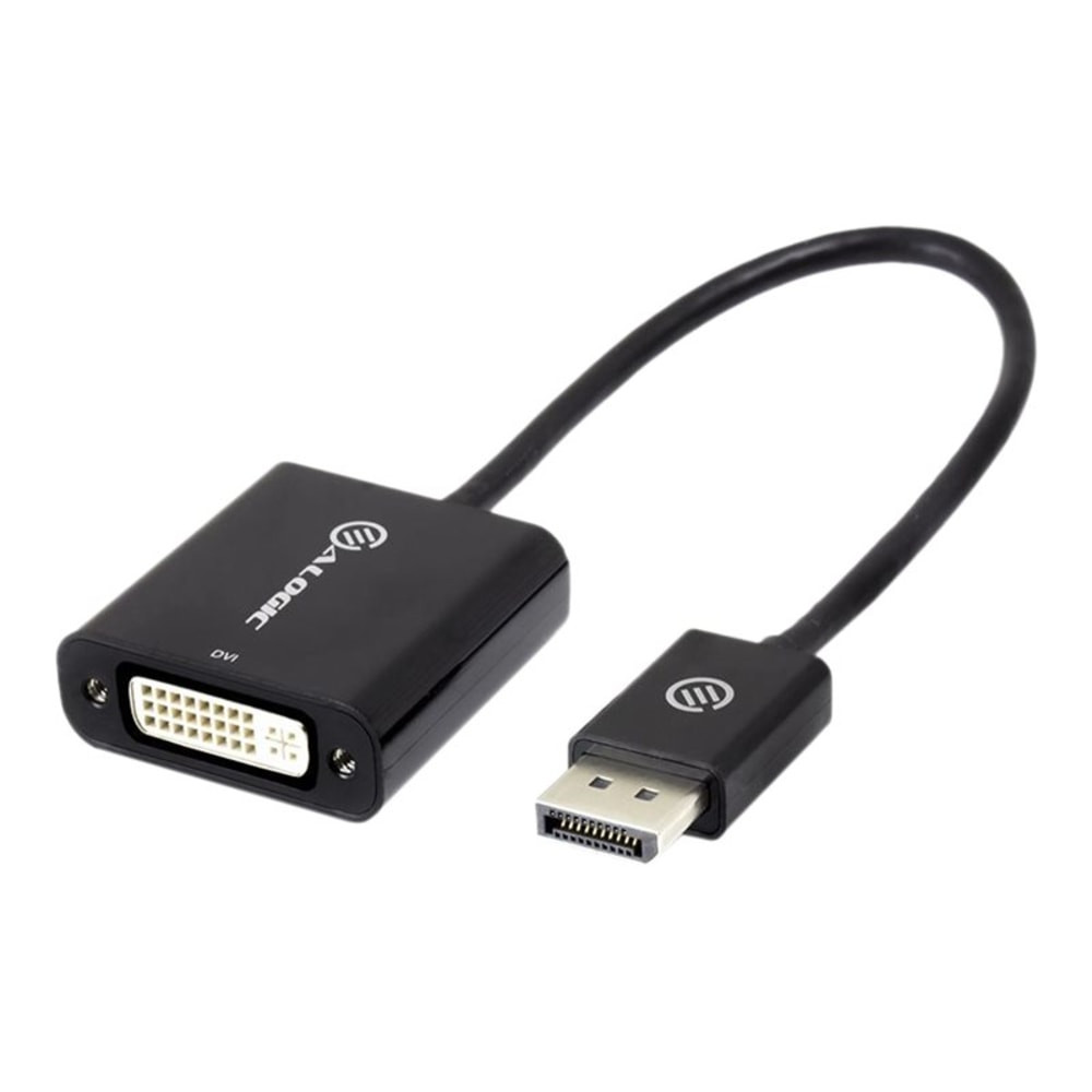 ALOGIC USA ALOGIC DP-DVI-ADPC  Premium Series - Adapter - DisplayPort (M) to DVI-D (F) - 7.9 in - black