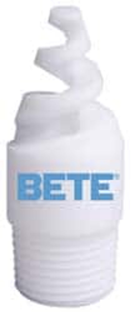 Bete Fog Nozzle 1/4TF8W@3 Cone Spiral Spray Nozzle: 1/4" Pipe, 120 ° Spray Angle