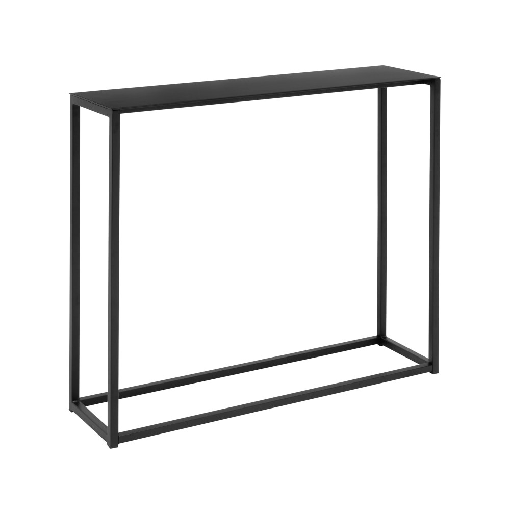 EURO STYLE, INC. Eurostyle 82020-BLK  Montclair Console Table, 30-1/3inH x 35-4/5inW x 9-7/8inD, Matte Black