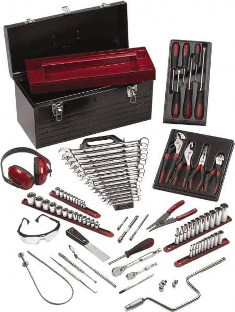 GearWrench 83080 89 Piece 1/4, 3/8" Drive Aviation Tool Set