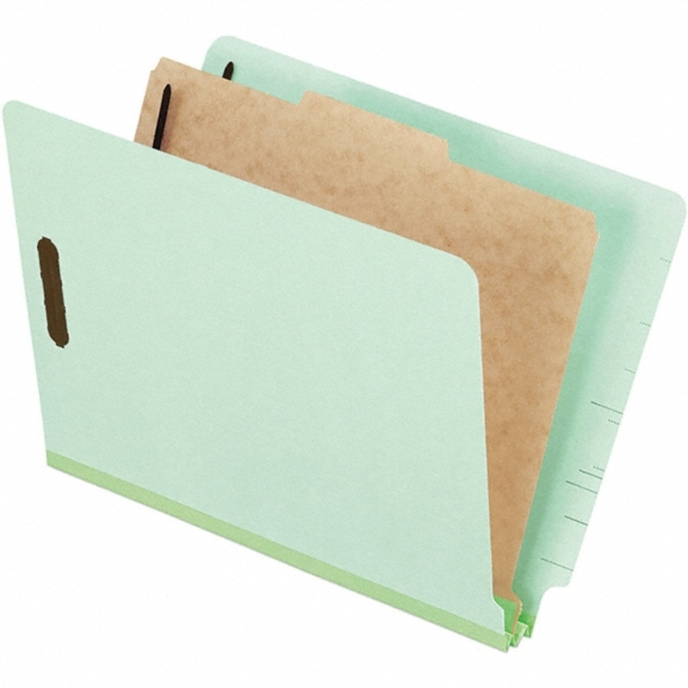 Pendaflex PFX23214 Classification Folder: Letter, Pale Green, 10/Pack