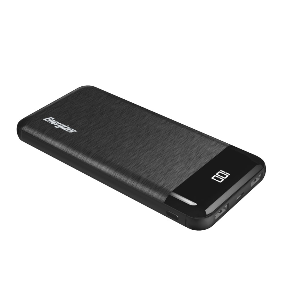TENNRICH INTERNATIONAL CORP UE10058 Energizer 10000mAh Power Bank Charger, Black, UE10058