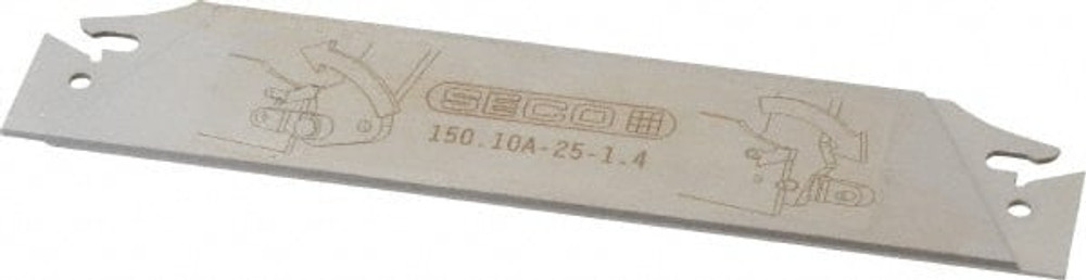 Seco 02578586 150.10A Double End Neutral Indexable Cutoff Blade