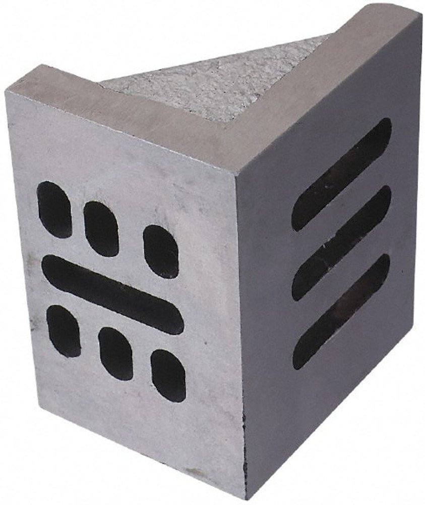 Value Collection 418-4545 10" Wide x 6" Deep x 8" High Cast Iron Partially Machined Angle Plate