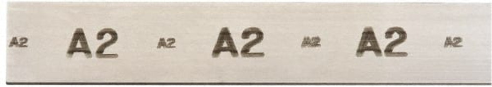 Starrett 57566 A2 Air-Hardening Flat Stock: 5/32" Thick, 3" Wide, 18" Long, +0.010 to 0.015" Thickness Tolerance